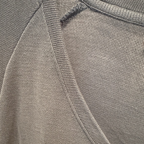 LOFT Sea Green Long Sleeve Soft Knit Top Size Small Petite - Picture 3 of 3